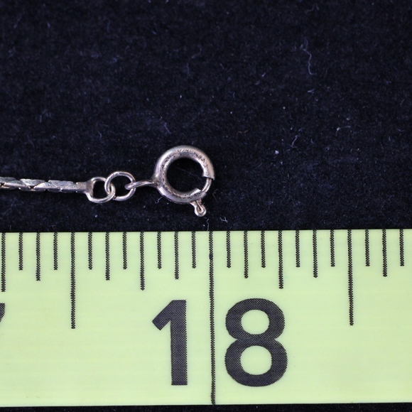 14K GF Vintage Gold Filled Heart  Diamond Pendant - Picture 7 of 7